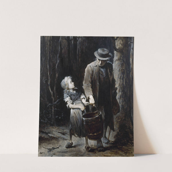 Jean Valjean et Cosette (1879 - 1882) by Henri-Jules-Jean Geoffroy