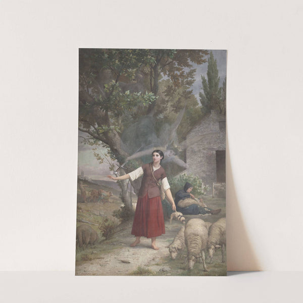 Jeanne d’Arc ayant la vision de l’archange Michel (1886-1890) by Jules-Eugène Lenepveu