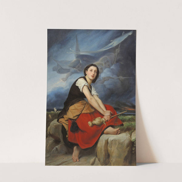 Jeanne d'Arc écoutant ses voix (Joan of Arc listening to her voices) by François-Léon Benouville