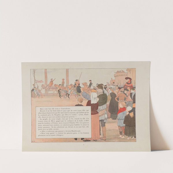 Jeanne d'Arc Pl.06 by Louis Maurice Boutet de Monvel