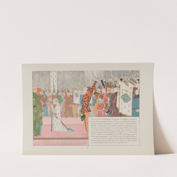 Jeanne d'Arc Pl.28 by Louis Maurice Boutet de Monvel