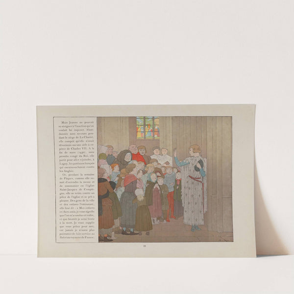 Jeanne d'Arc Pl.32 by Louis Maurice Boutet de Monvel