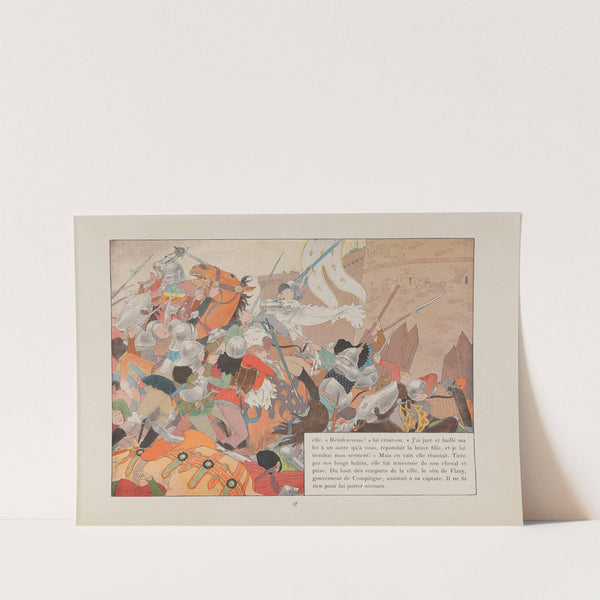 Jeanne d'Arc Pl.34 by Louis Maurice Boutet de Monvel