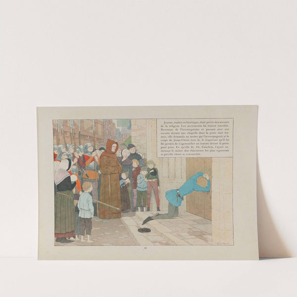 Jeanne d'Arc Pl.40 by Louis Maurice Boutet de Monvel