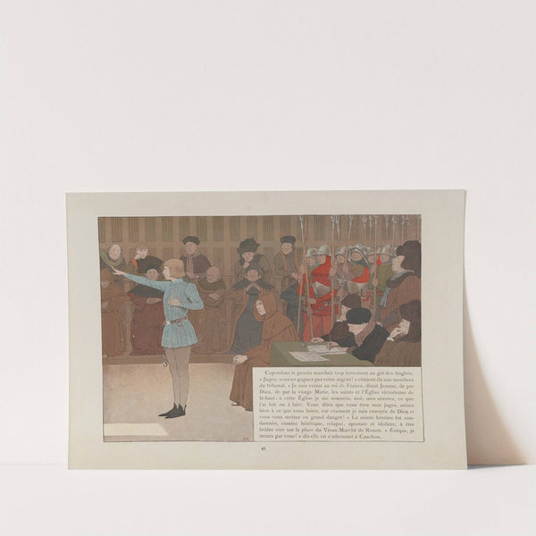 Jeanne d'Arc Pl.42 by Louis Maurice Boutet de Monvel