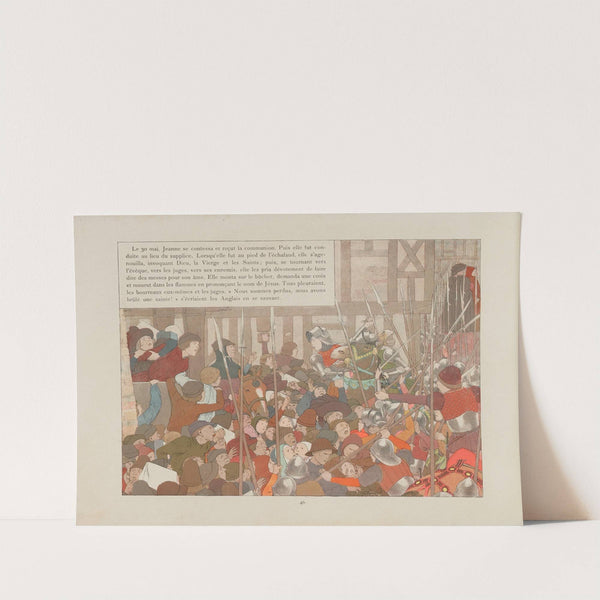 Jeanne d'Arc Pl.43 by Louis Maurice Boutet de Monvel