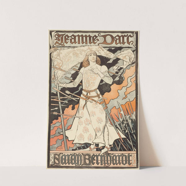 Jeanne d'Arc-Sarah Bernhardt by Eugène Grasset