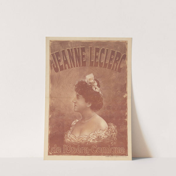 Jeanne Leclerc de l’Opéra-Comique (1898) by Imp. Chaix