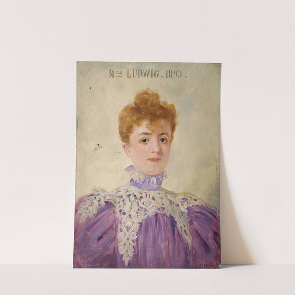 Jeanne Ludwig (1867-1898), sociétaire de la Comédie-Française. by Marcel Baschet