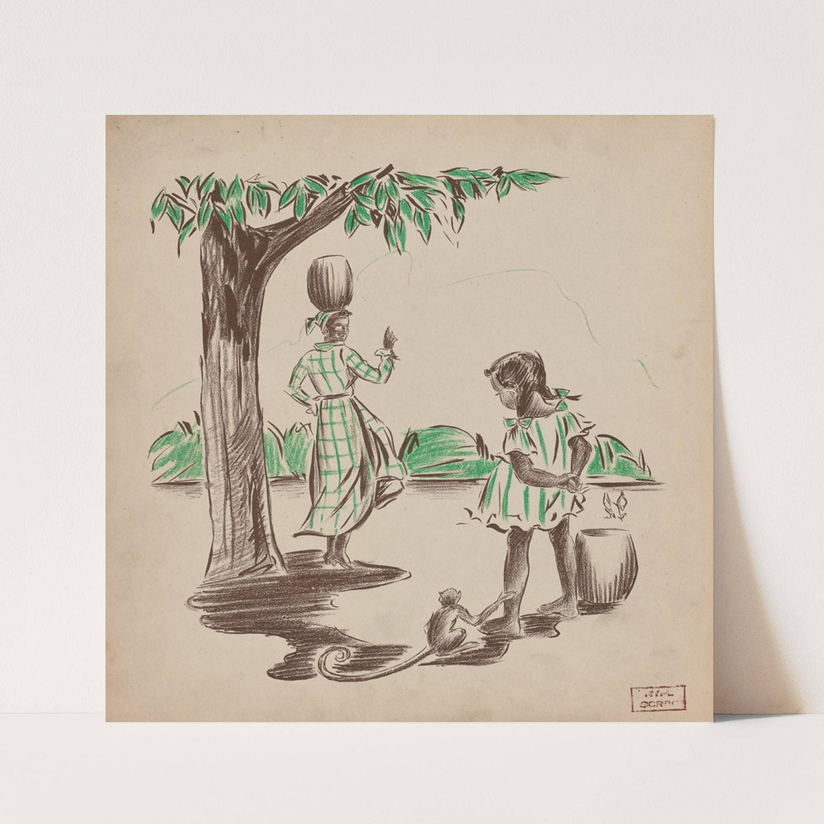 Jeanne-Marie Goes to Market pl11 (1938) by Sari