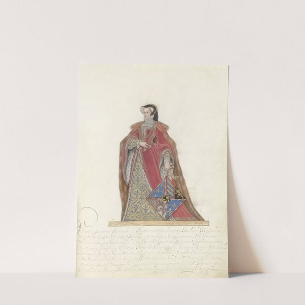 Jeanne van Bourgondië, vrouwe van Culemborg (1590-1593) by Nicolaes de Kemp
