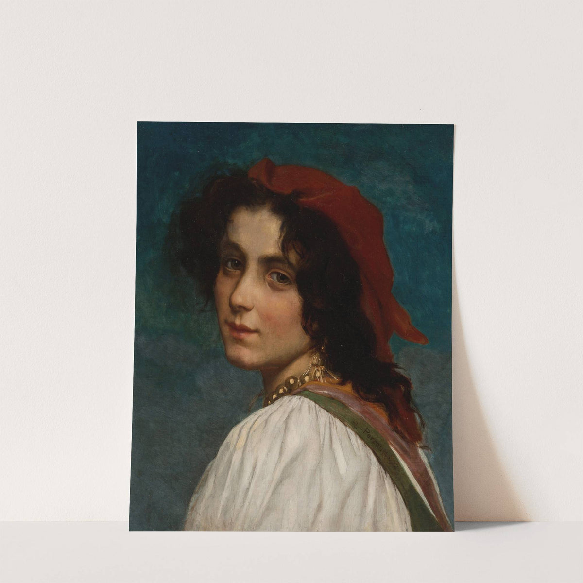 Jeaune fille (1872) by Léon-Jean-Basile Perrault
