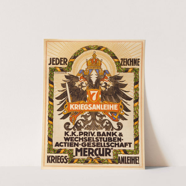 Jeder zeichne 7. Kriegsanleihe by Georg Berger