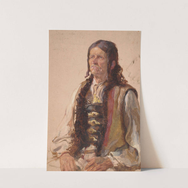 Jędrek Stachoń of Olcza, former municipality mayor (1888) by Wojciech Gerson