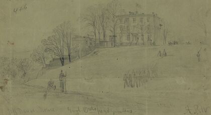Jeff Davis House. Genl. Ords headquarters
