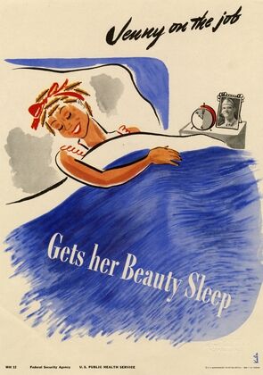 Jenny on the job gets her beauty sleep (1943)