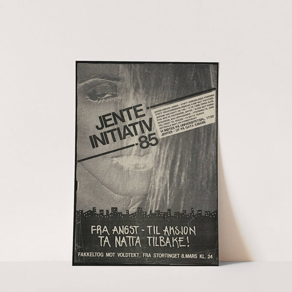 Jente initiativ ’85 – Fra angst til aksjon – ta natta tilbake by Kvinnefronten (The Women's Front)