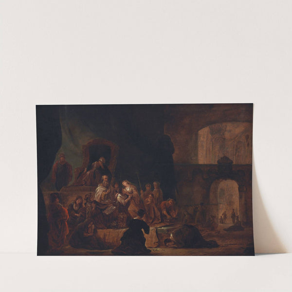 Jephta’s Daughter Being Led to the Altar (1639 - 1674,) by Gerrit De Wet