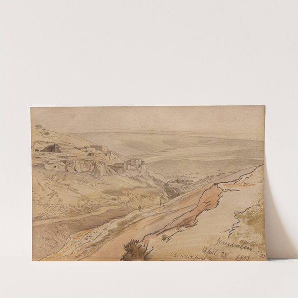 Jerusalem by Edward Lear