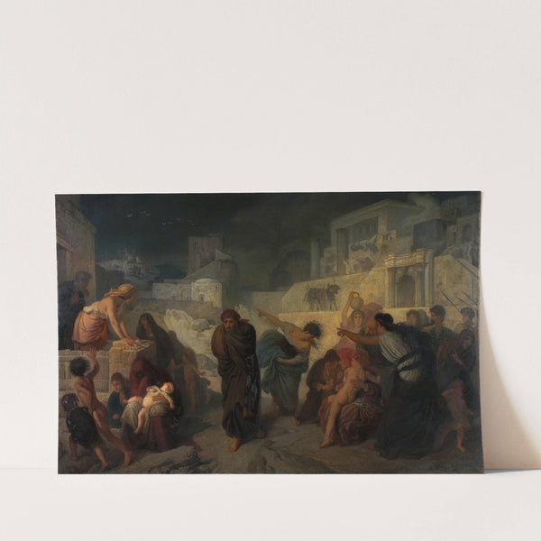 Jerusalem after Christ’s death (1866) by Ludwig Mayer