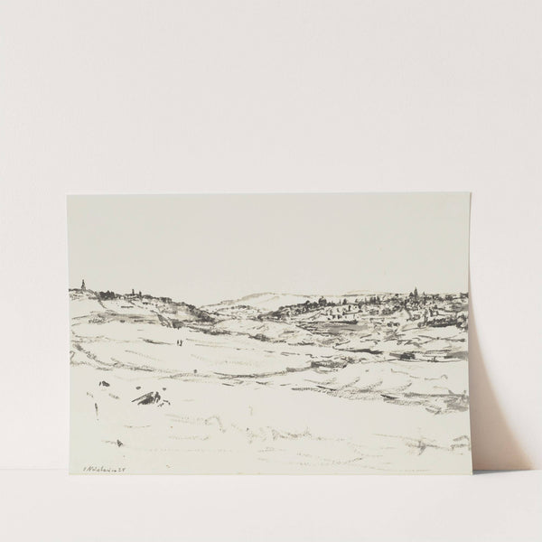 Jerusalem am Ölberg von Nord by Jakob Nussbaum