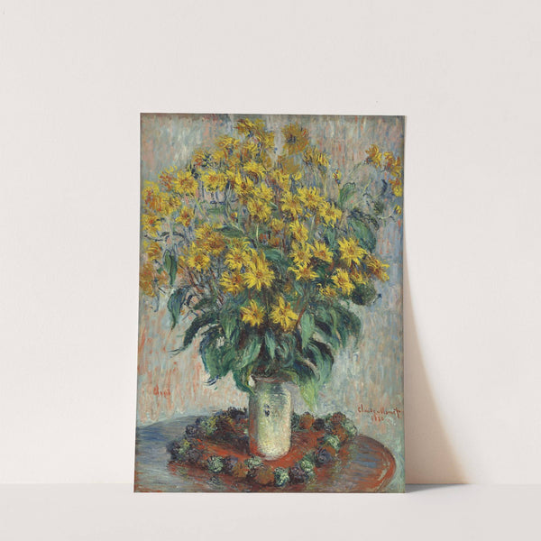 Jerusalem Artichoke Flowers (1880) by Claude Monet