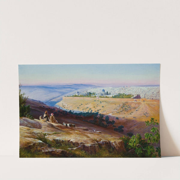 Jerusalem from the Mount of Olives by Edward Lear