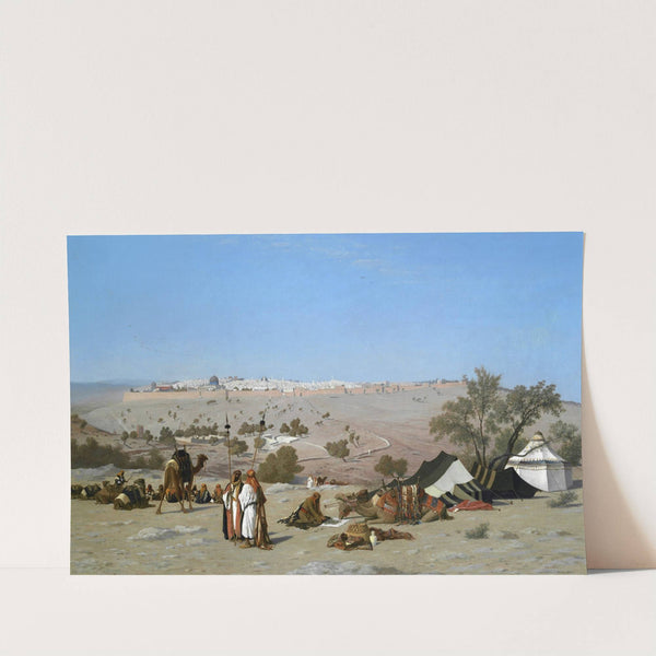 Jerusalem from the Mount of Olives (by 1880) by Charles Théodore Frère