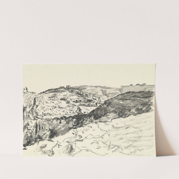 Jerusalem, Kidrontal und Siloa by Jakob Nussbaum