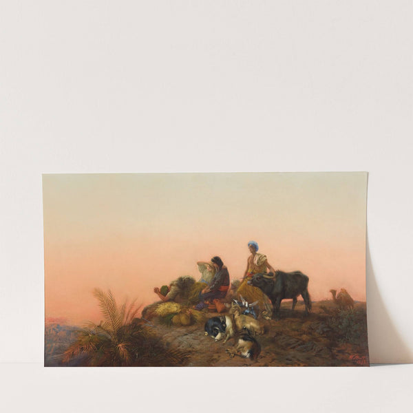 Jerusalem pilgrims (1872) by William Strutt