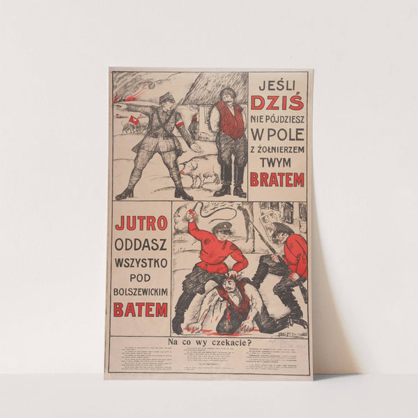 Jeśli dziś nie pójdziesz w pole z żołnierzem swym bratem by Jerzy Winiarz