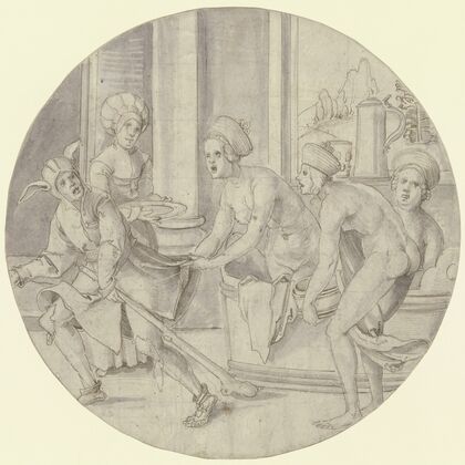 Jester in the ladies’ pool