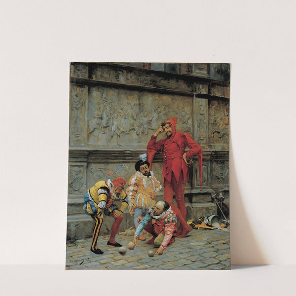 Jesters Playing “Cochonnet” by Eduardo Zamacois y Zabala