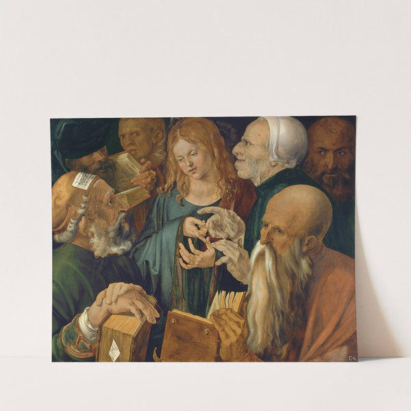 Jesus among the Doctors (1506) by Albrecht Dürer
