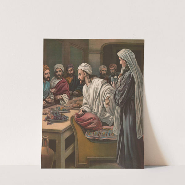 Jesus anointed in Bethany by Providence Lith. Co