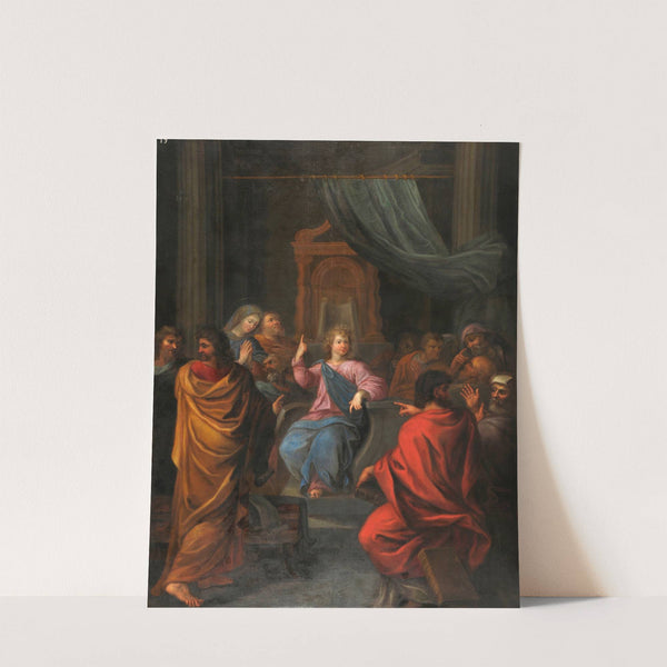 Jésus au milieu des docteurs by Nöel Hallé