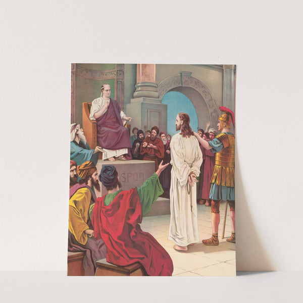 Jesus condemned by Providence Lith. Co