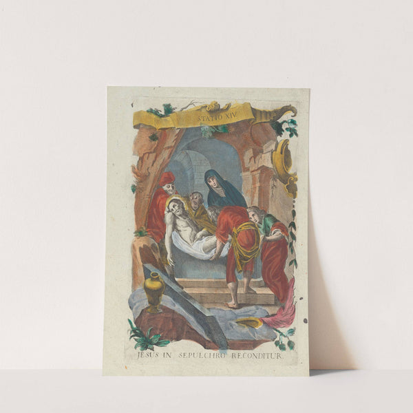 Jesus in Sepulchro Reconditur by Remondini family