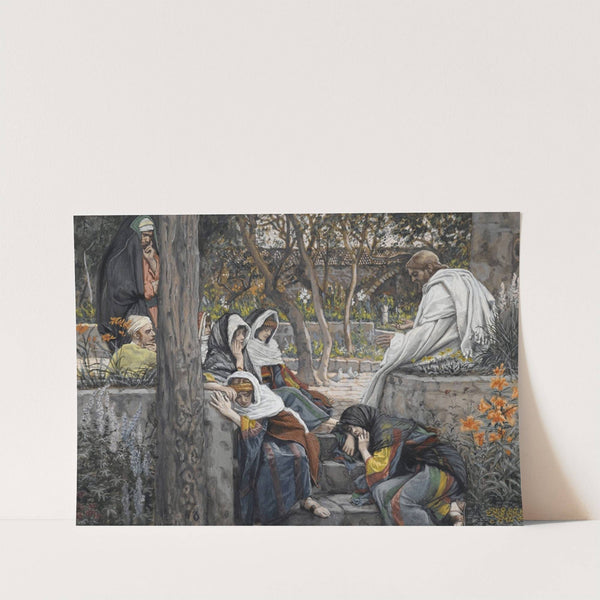 Jesus, Mary Magdalene, and Martha at Bethany (1886-1894) by James Tissot