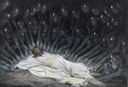 Jesus Ministered to by Angels