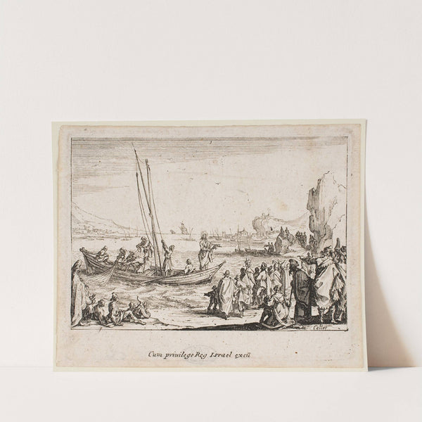 Jesus Preaching at the Side of the Sea (1635) by Jacques Callot