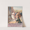 Jesus riding into Jerusalem (1905) by Stecher Litho. Co