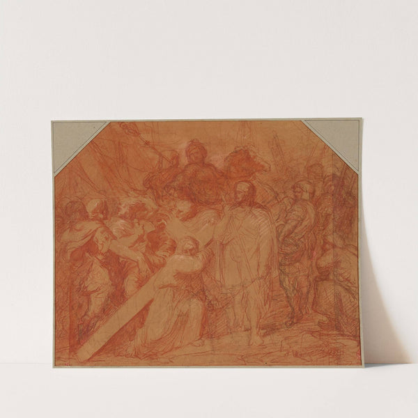 Jésus tombe sous le poids de la Croix by Jean-François Brémond