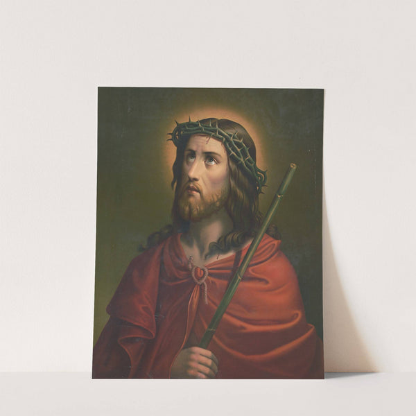 Jesus with crown of thorns by Anonymous