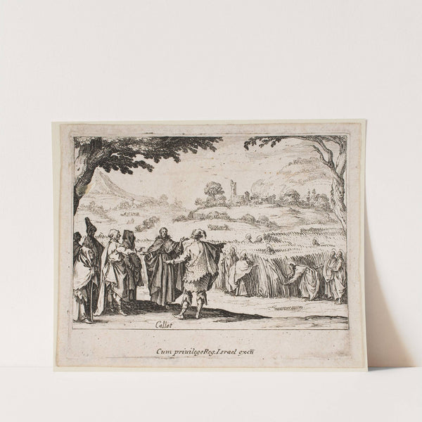 Jesus with the Pharisees (1635) by Jacques Callot