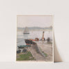 Jetty, Travemünde by Hans Gude