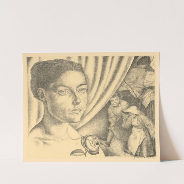 Jeune Femme (1924) by Gustave Van de Woestijne