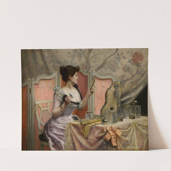 Jeune femme à sa toilette by Charles Henry Tenré