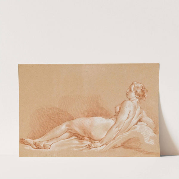 Jeune femme allongée by François Boucher