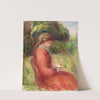 Jeune femme assise by Pierre-Auguste Renoir